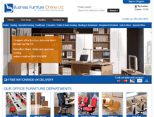 Tablet Screenshot of businessfurnitureonline.co.uk